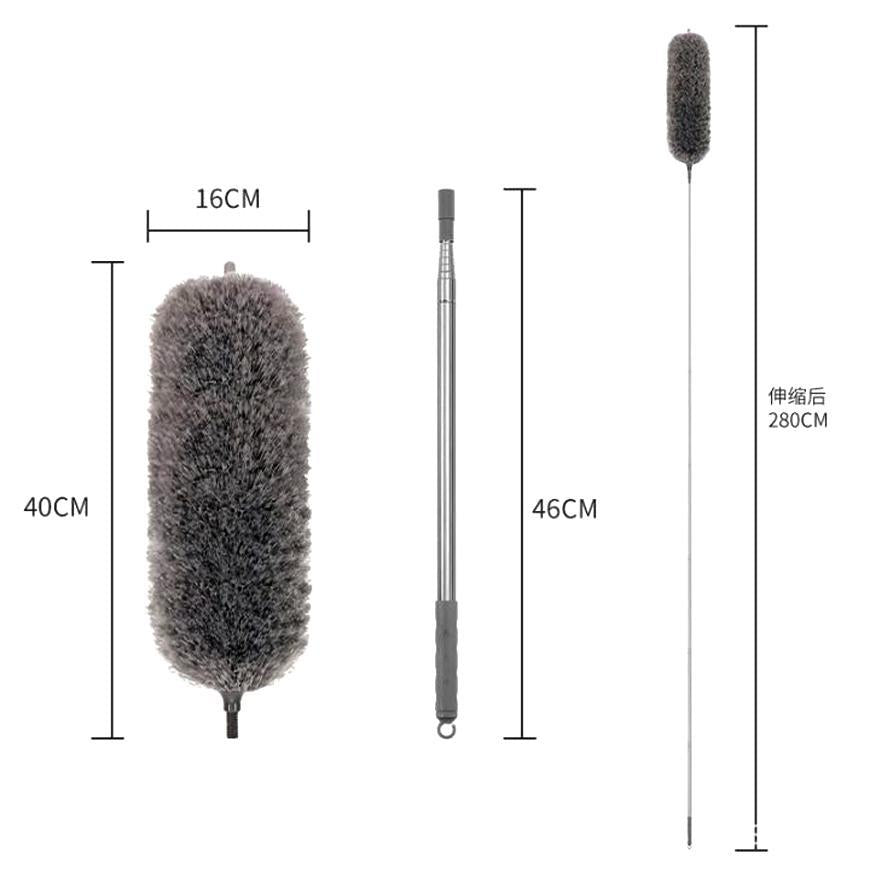 Microfiber Cleaning Duster | Floor & Solar Panel Brush