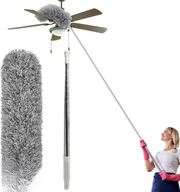 Microfiber Cleaning Duster | Floor & Solar Panel Brush